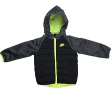 Nike Jacket Lightweight Sleeves Hooded Winter Youth Boys XS Sz 4 New Without Tag