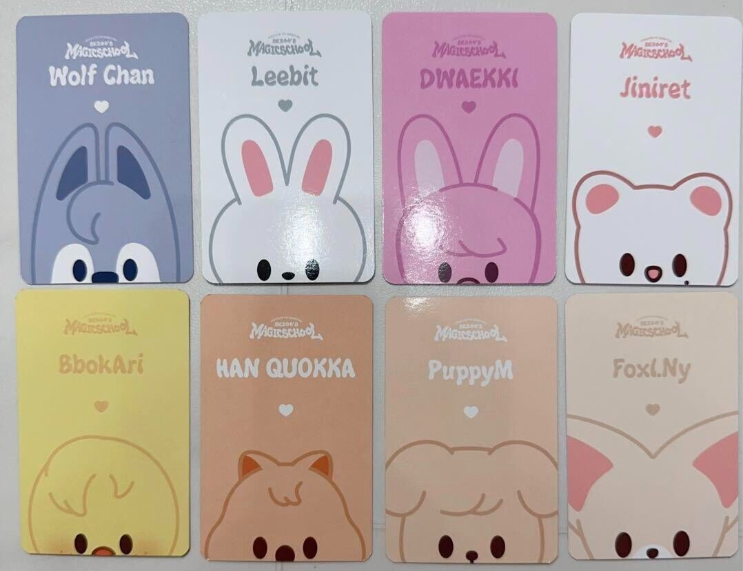 SKZOO MAGICSCHOOL POPUP 特典 トレカ 8枚セット Stray kids STRAY KIDS SKZOO'S MAGIC SCHOOL POP-UP STORE