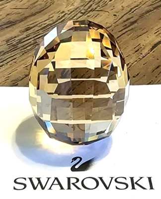   Swarovski Crystal 2023 SCS Elegance of Africa Ostrich Easter Egg Figurine NIB