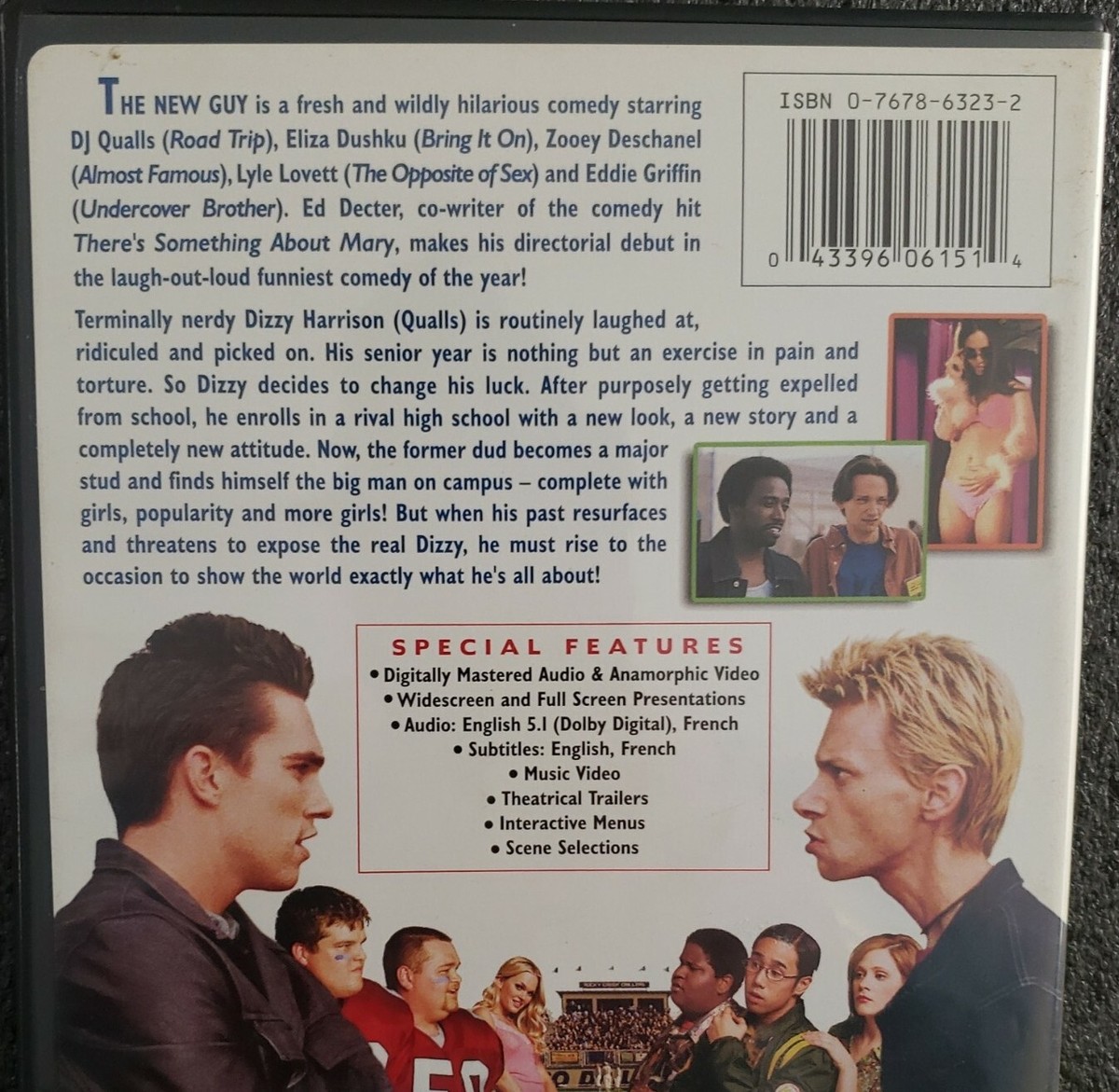 ミュージック GENERATIONS Special Movie DVD New Guy (DVD 2002 Widescreen) DJ Qualls Eliza Dushku Zooey