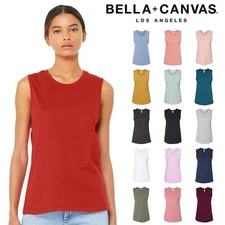BELLA + CANVAS 6003 Women's Sleeveless Jersey Muscle Tank Top Shirt