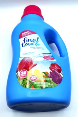 1 Final Touch Spring Fresh Fabric Conditioner Liquid Softener 72 oz Bottle