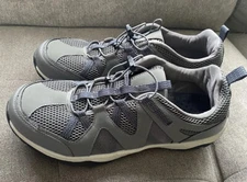 Lands’ End Men's Gray Nature Tex Water Sneakers Shoes 13 D