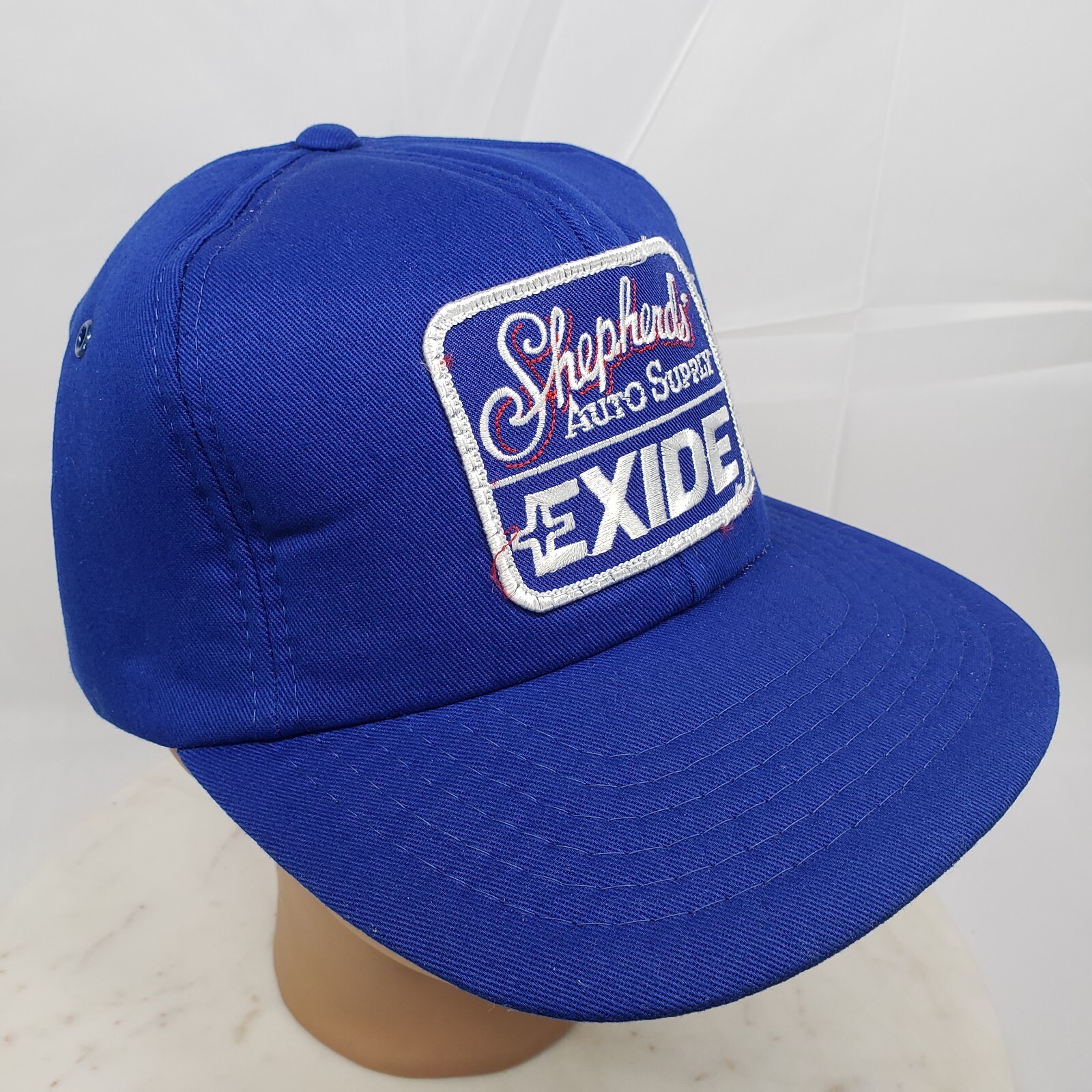 Exide Technologies Hat Patch Logo Cap Blue Shephe… - image 3
