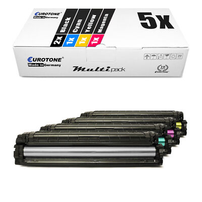 5x Eco Toner für Samsung CLP-680-ND CLX-6260-ND