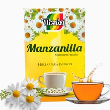 THERBAL MANZANILLA(CHAMOMILLE)25 TEA BAGS- NATURAL INFUSSION
