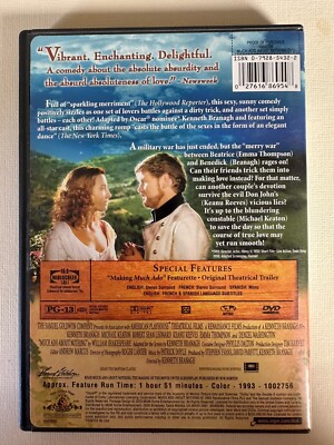 Much Ado about Nothing (DVD, 1993) 27616869548| eBay