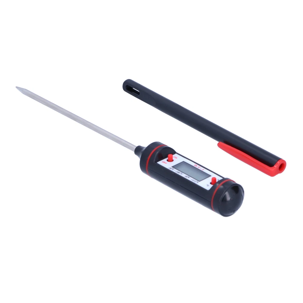 Meat Thermometer Digital Food Probe BBQ Cooking Tools ‑50℃~+300℃ Plug‑in Meter