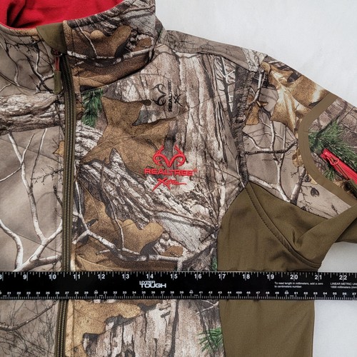Realtree Womens Soft Shell Xtra Camo Hunting Jacket Size L Water Wind Resistant - Picture 15 of 18
