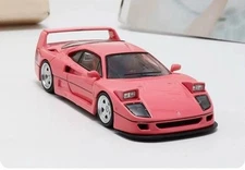 Findclassically 1:64 F40 Indonesian custom Pink  Diecast Model Car