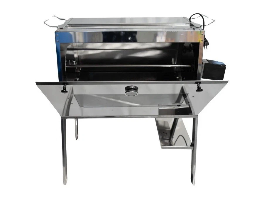 NUOVO Spiedo Bresciano Originale Girarrosto 4 Lance 70cm Elettrico - Carbonella - Image 2 of 3