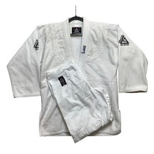 Gracie Jiu-Jitsu Gi Set Mens 5/180 White Official Gracie Brand Kimono