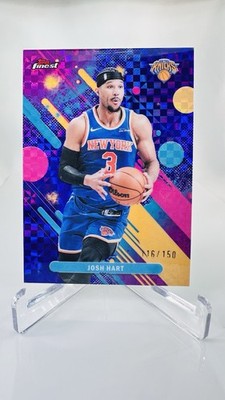Topps 2025-26 Finest Josh Hart New York Knicks #28 Purple X-Fractor /150