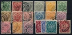 Bosnia 1900/01 10-20 and 21-23 sets, stamped.
