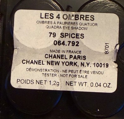 【未使用】CHANEL LES 4 OMBRES 79 SPICES LES 4 OMBRES Multi-effect quadra eyeshadow 79 - Spices | CHANEL