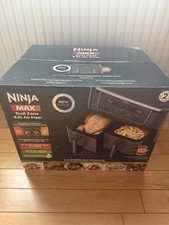 NINJA MAX 6 IN 1 DUAL ZONE AIR FRYER 9.5 L DZ400UK Brand New Sealed