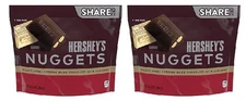 Hershey's Nuggets Special Dark Chocolate with Almonds Candy 2 Pack