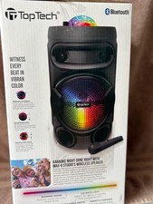 TOP TECH PREMIUM SOUNDW/ DYNAMIC LIGHT DISPLAY 7 VIB LIGHT MODE PARTY KARAOKE