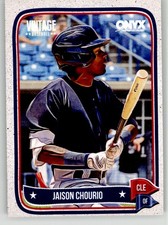 Jaison Chourio 2024 Onyx Vintage OVJAIC Cleveland Guardians