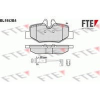 FTE 9010539 Bremsbelagsatz FüR Mercedes Benz Viano Vito Mixto W639
