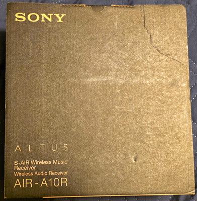 Sony AIR-A10R ALTUS S-AIR Wireless Audio Receiver Remote Box TESTED WORKING