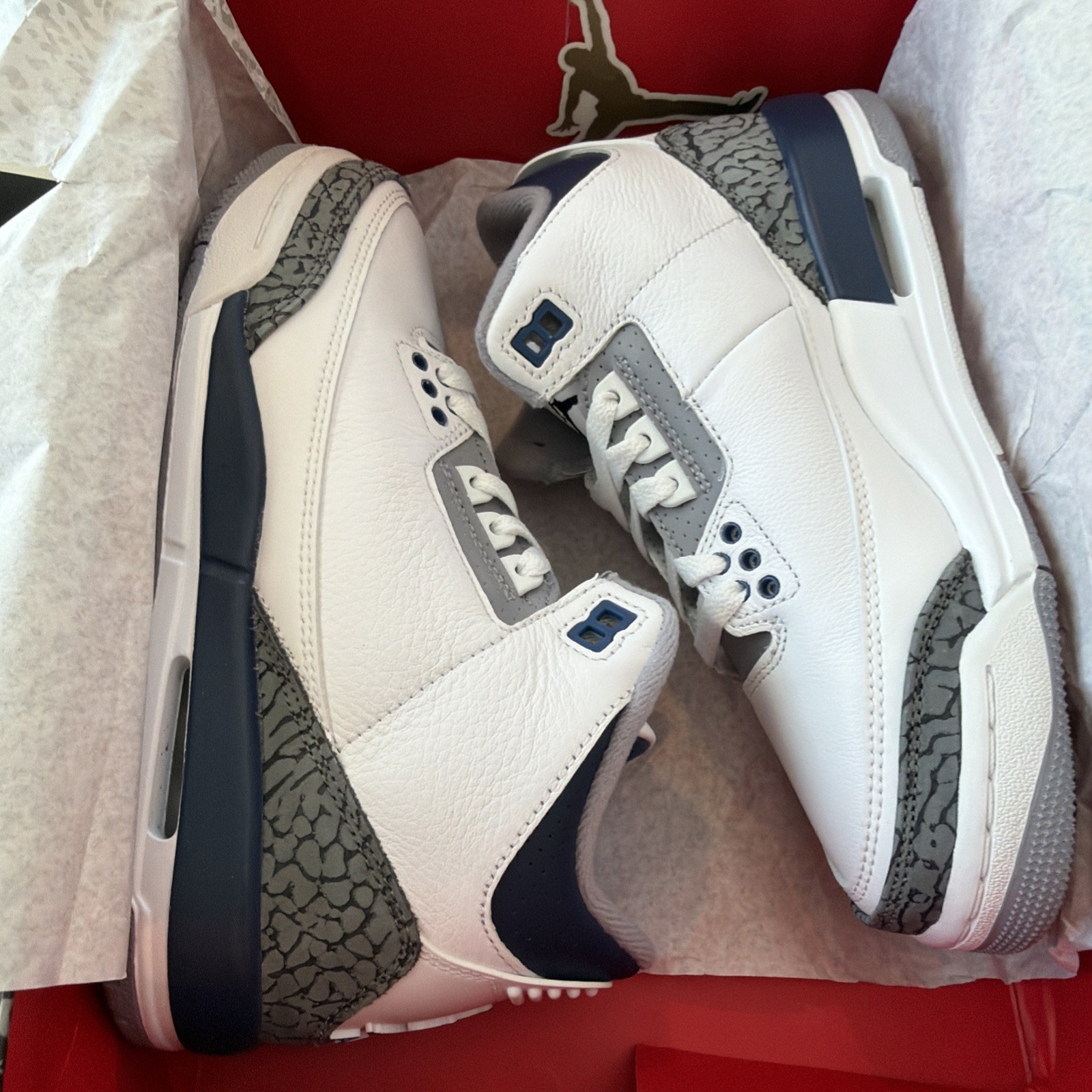 Jordan 3 Retro Midnight Navy GS - Size 5Y DM0967-140 thumbnail 14
