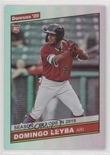 2020 Panini Donruss Retro 1986 Season Stat Line /400 Domingo Leyba Rookie RC 6f8