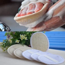 3pcs Exfoliating Loofah Pads Bath Sponge Scrubber for Men Lady