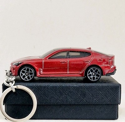 HOT WHEELS 2021 '19 KIA STINGER GT SCHLÜSSELANHÄNGER GESCHENKPAKET KOSTENLOSER VERSAND 