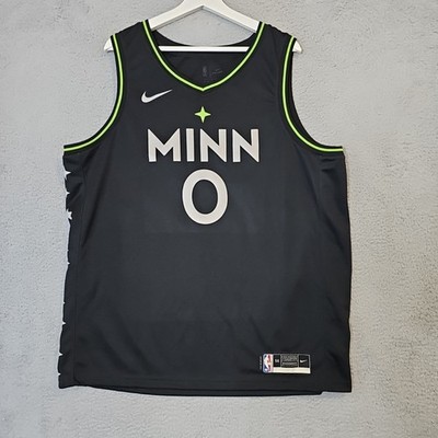 D'Angelo Russell #0 NBA Nike Dri-Fit Jesery Minnesota Timberwolves Size 56 XXL