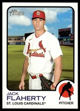 2022 Topps Heritage High Number Jack Flaherty St. Louis Cardinals #534