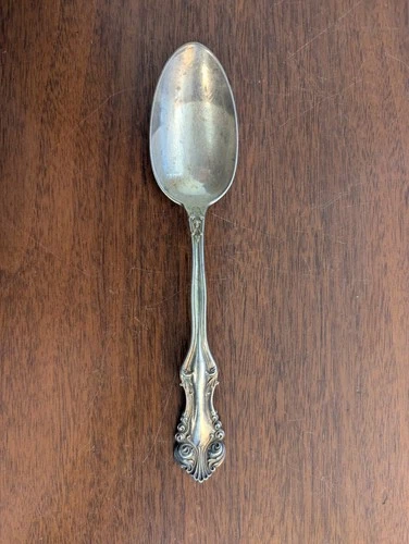 Frank Smith George VI Sterling Silver Oval Soup/Dessert Spoon - 7"