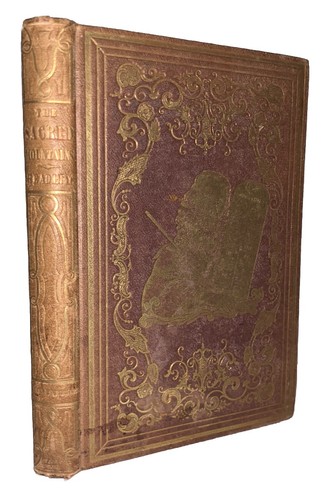 1847, 1st, THE SACRED MOUNTAINS, by J. T. HEADLEY, ILLUSTRATED, RELIGION, VG+