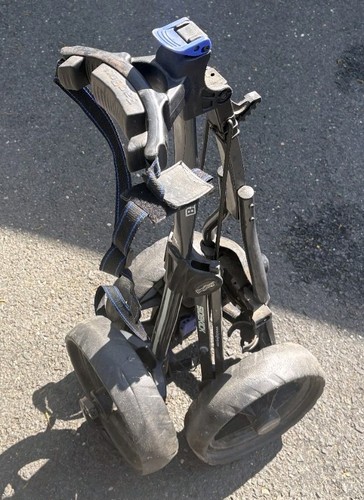 BagBoy Sidekick 3 Wheel Blue Golf Push Cart with Umbrella Holder
