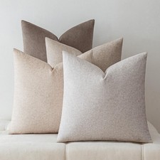 a moment Waterproof Throw Pillow Covers Set of 4,20x20 Inch Outdoor Stain Res...