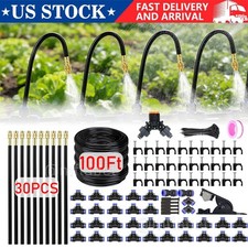 100FT Irrigation Watering Kit DIY Drip Spraye...