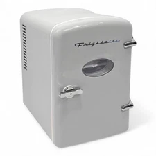 Frigidaire Retro 6-Can Mini Beverage/Skincare Cooler, Moonbeam EFMIS129-MOONBM