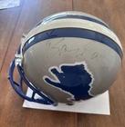 Barry Sanders signed full size helmet. Obtained in person