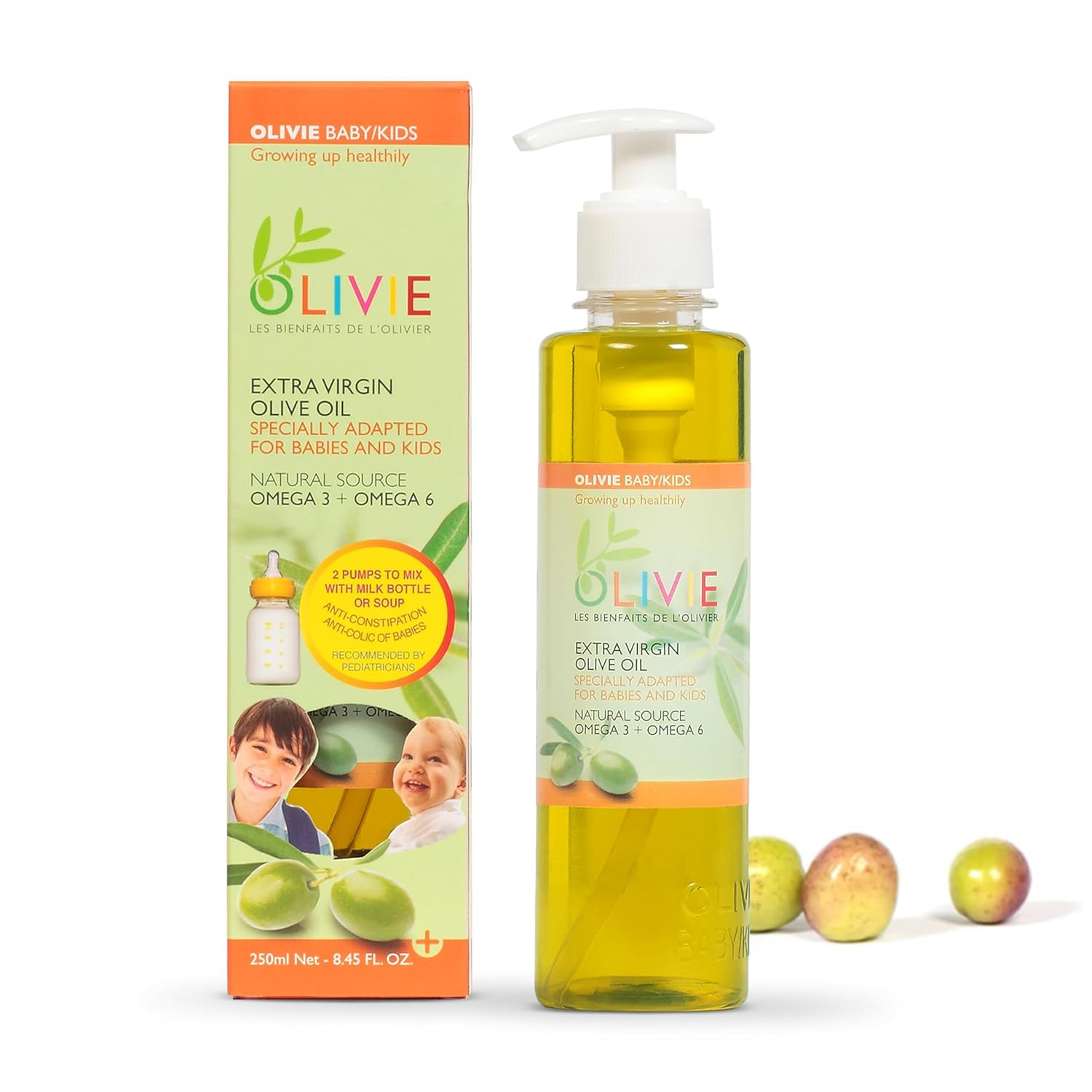 Calming Baby Oil for Newborns by OLIVIE, All Natural Colic R
