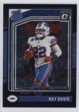 2024 Panini Donruss Optic Rated Rookie Purple Stars Prizm /15 Ray Davis #283 w5p