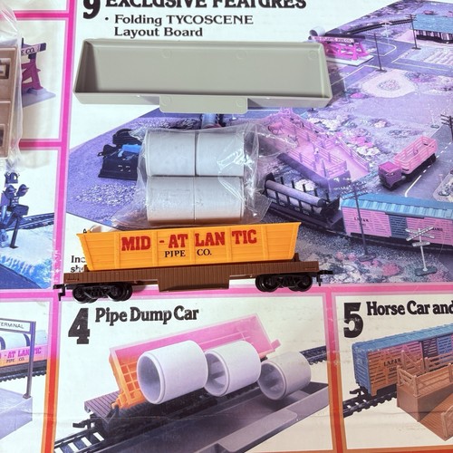 Tyco HO Railroad Empire New Open Box 7 Unit Santa Fe Alco #1102 Engine READ - Picture 12 of 22