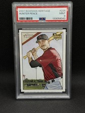 2007 Bowman Heritage - Hunter Pence #226 ROOKIE CARD - PSA 9 POP 4