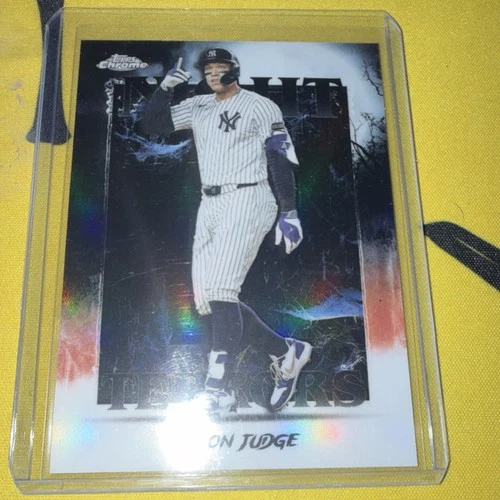 Topps Update Series 2025 Aaron Judge Night Terrors Insert #NT-1 Yankees Card