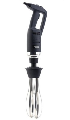 Electric Handheld Mixer Black Silver Ergonomic Variable Speed Stainless Steel