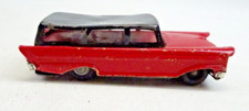 Japan Tin Ford Fairlane Friction Car Station Wagon Red Black 1960's Toy