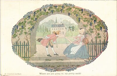 PC WILLEBEEK LE MAIR ARTIST SIGNED, MY PRETTY MAID (b2852)