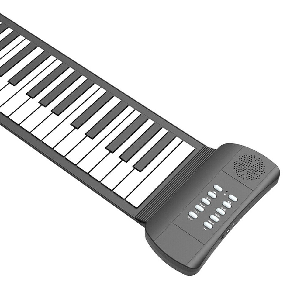 49 Tasten Roll-Up-Piano mit eingebautem Lautsprecher 16 Töne 6 Demos D9N7