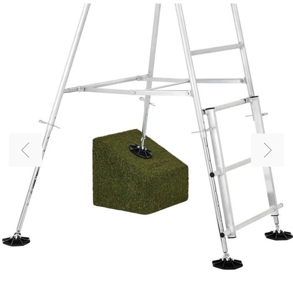 Henchman Hi Step Senior platform/ladder with EXTENDER KIT 15ft reaching