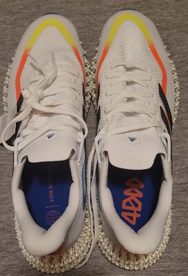 Adidas 4DFWD 2. Size 11.5 Brand New Adidas 4DFWD 2 Carbon Grey Cream Orange Running GX9250 Men main image 3