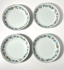 Vintage MS Fine China Japan 6701 Leaf Grape Fruit Floral soup bowls set of 4